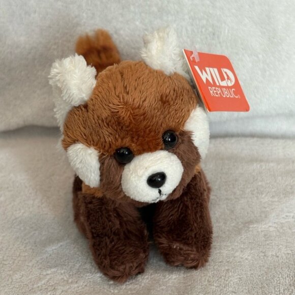 Other - NET Wild Republic Red Panda Plush Toy stuffed. Animal 5” tall